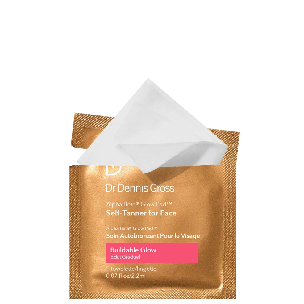 Dr Dennis Gross Skincare Alpha Beta Glow Pad Self-Tanner for Face 2.2ml Image 1