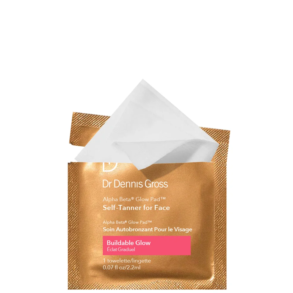 Dr Dennis Gross Skincare Alpha Beta Glow Pad Self-Tanner for Body 15ml Image 1