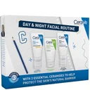CeraVe Day & Night Facial Routine?: Hydrating Cleanser, SPF and Moisturiser Set
