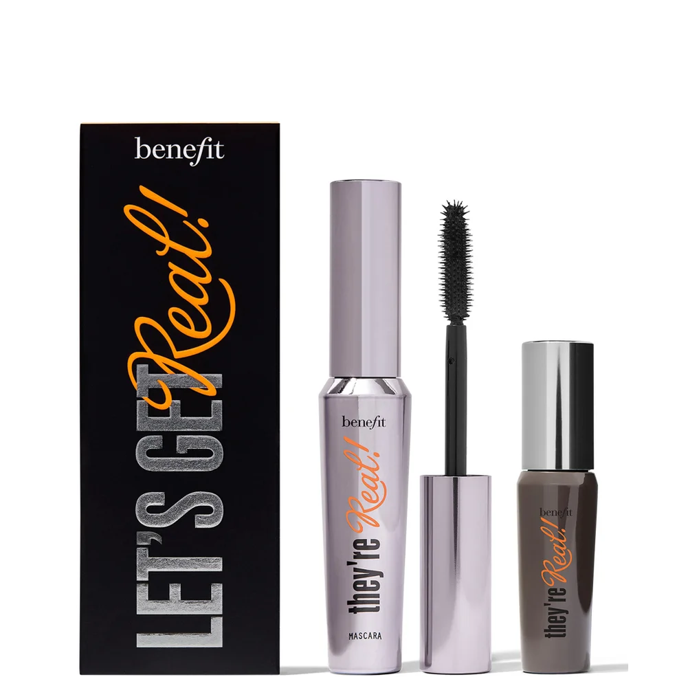 benefit Gifts & Sets Let's Get Real They're Real! Full Size and Mini Mascara Duo (Worth £42) Image 1