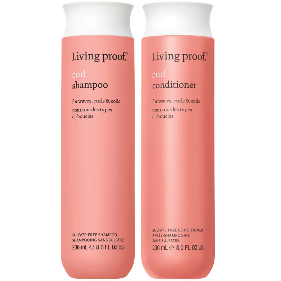 Living Proof Curl Shampoo and Conditioner Bundle for Stronger, Hydrated, Healthier Looking Curls (Worth £58) Image 1