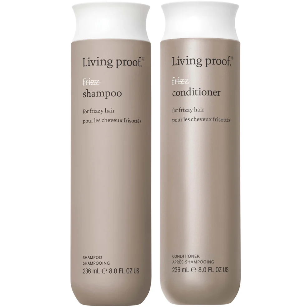 Living Proof No Frizz Shampoo and Conditioner Bundle for Frizz Control, Smoothness and Shine (Worth £58) Image 1