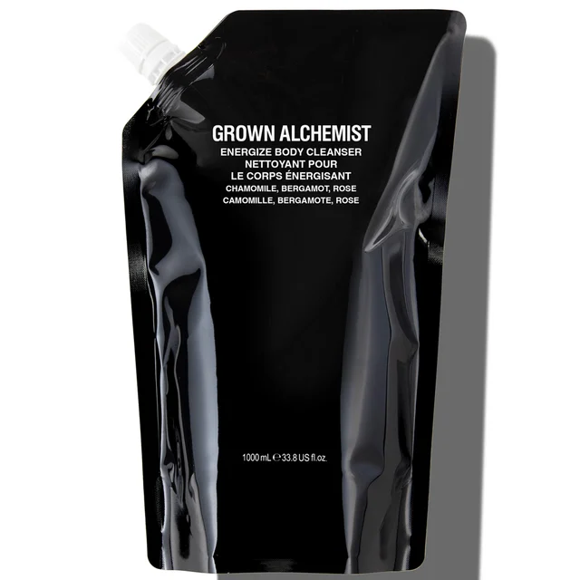 Grown Alchemist Energize Body Cleanser Chamomile, Bergamot + Rose 1L Refill Pouch