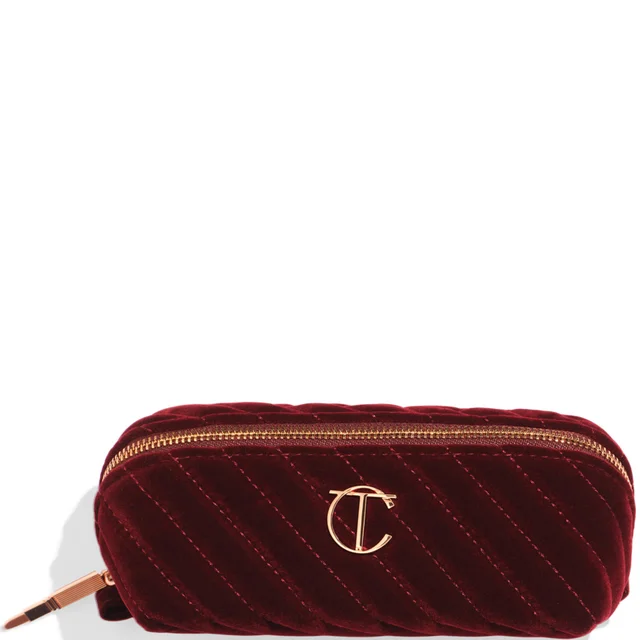 Charlotte Tilbury Organizer Velvet Makeup Bag - Small