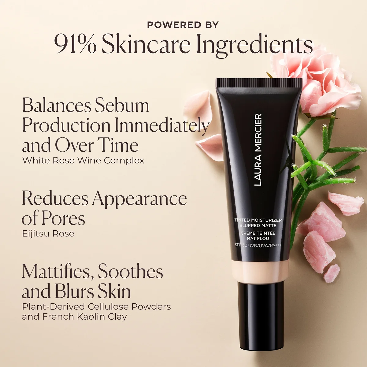 Laura Mercier Tinted Moisturiser Blurred Matte SPF 30 45ml (Various Shades) Image 5