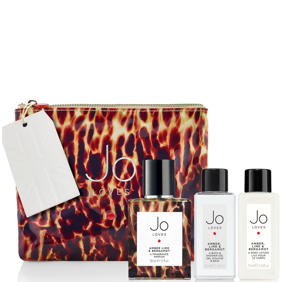 Jo Loves Amber, Lime & Bergamot A Luxury Travel Collection (Worth £130) Image 1
