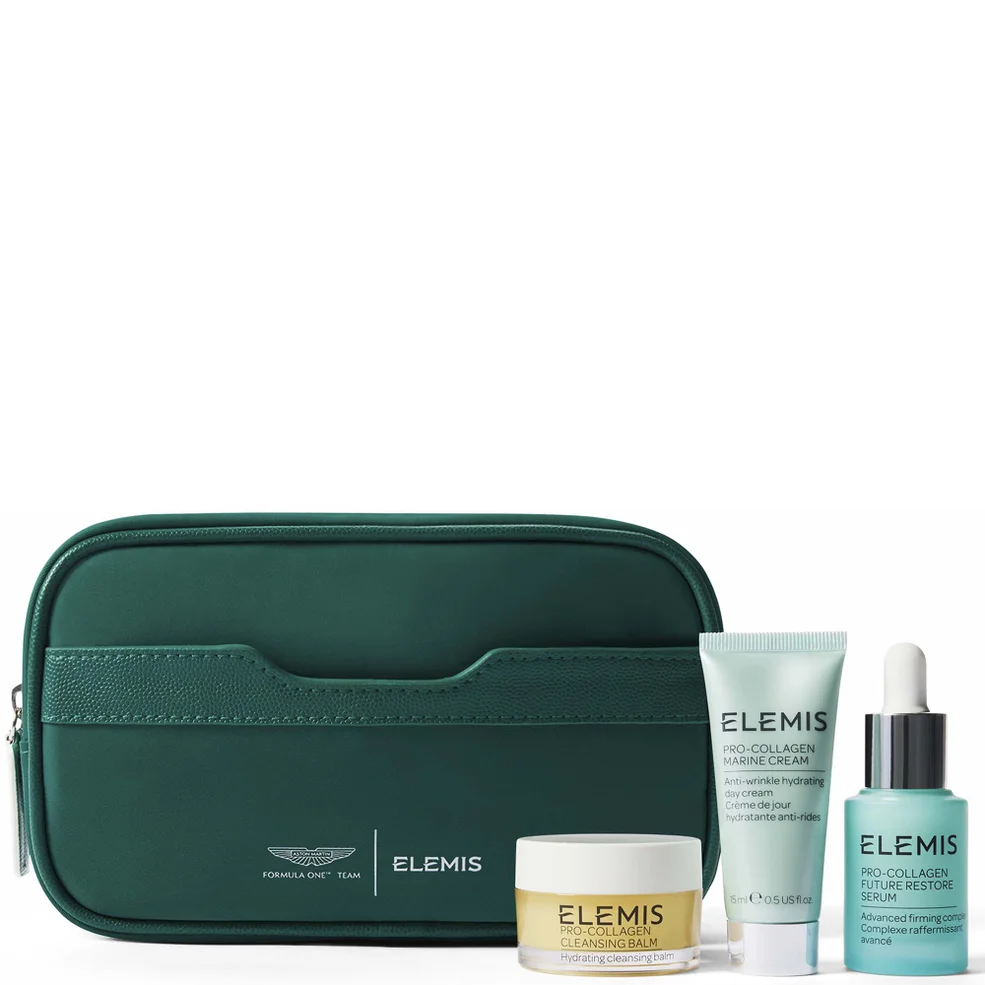 ELEMIS x Aston Martin Aramco Formula One ™ Team Iconic Discovery Skincare Collection (Worth £122) Image 1