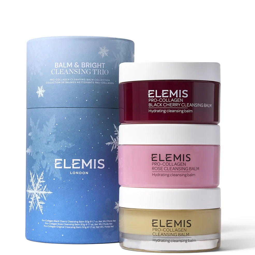 ELEMIS Balm & Bright Cleansing Trio (Worth £93, Saving 30%) Image 1