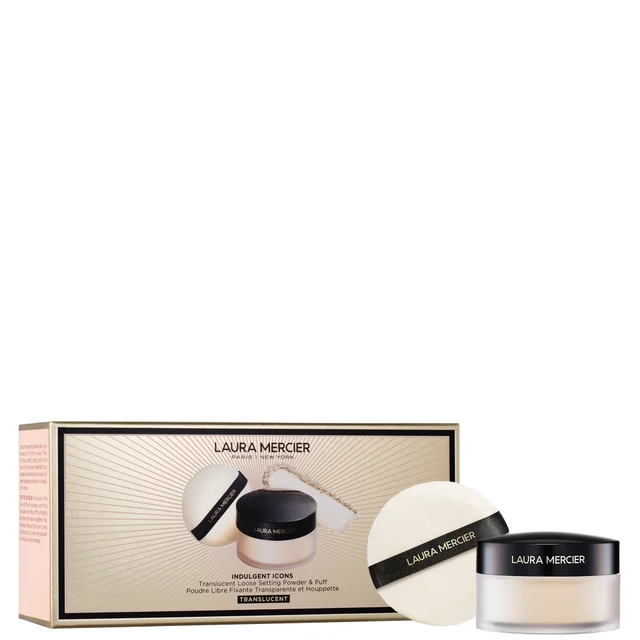 Laura Mercier -Indulgent Icons Translucent Loose Setting Powder + Puff - 23g (Worth £56.00)