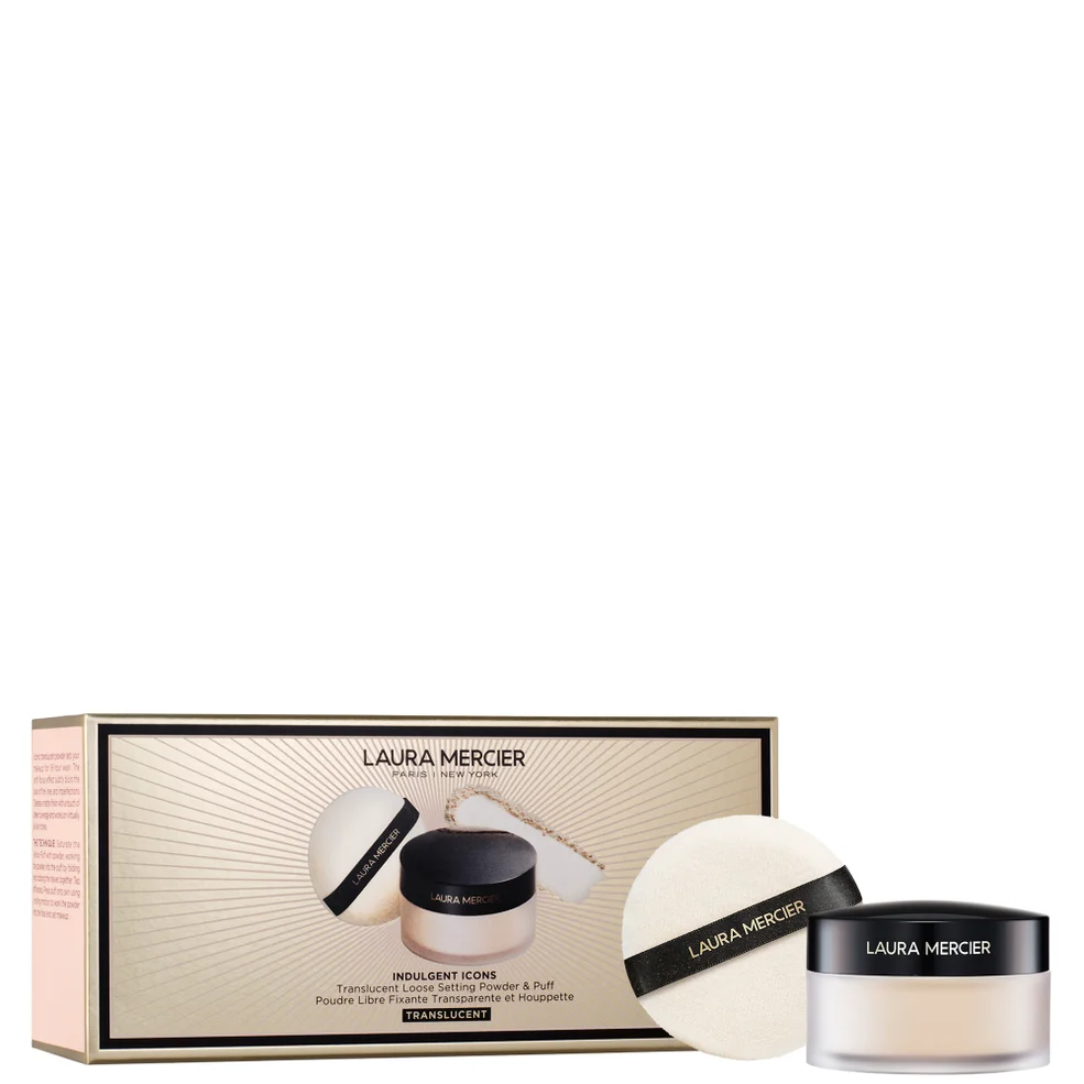 Laura Mercier -Indulgent Icons Translucent Loose Setting Powder + Puff - 23g (Worth £56.00) Image 1