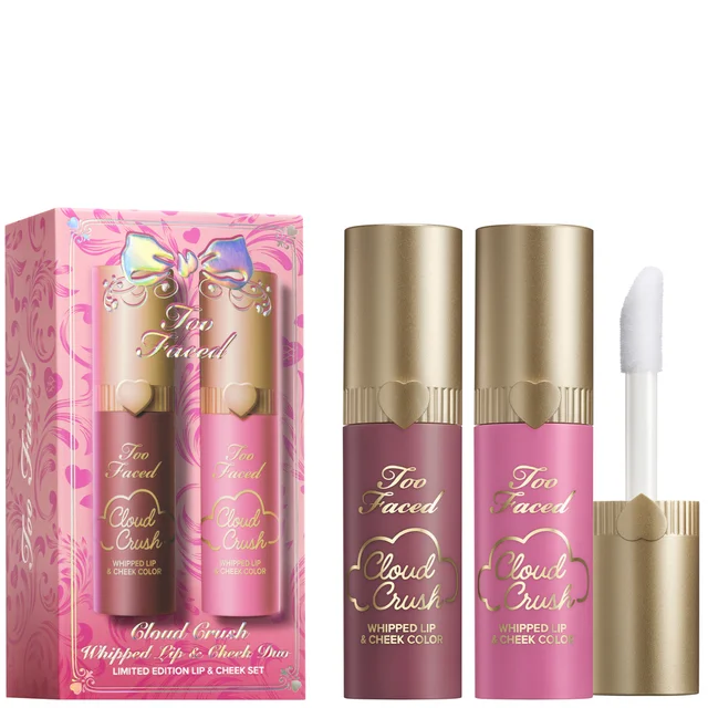 Too Faced Cloud Crush Whipped Lip & Cheek Duo (Worth £44.00)