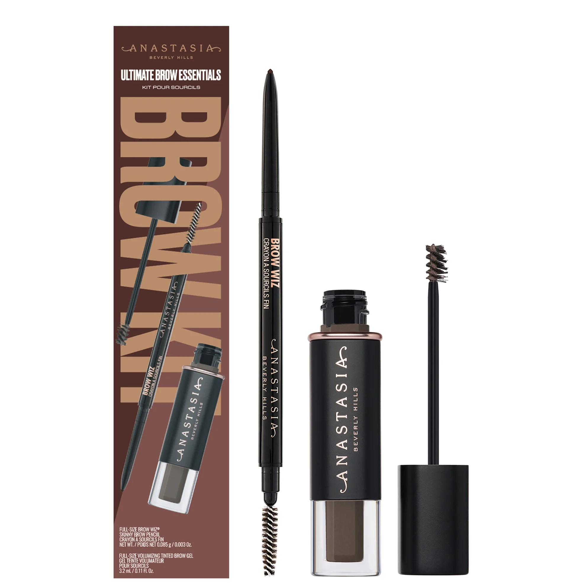 Anastasia Beverly Hills Ultimate Brow Essentials Kit - Soft Brown ...