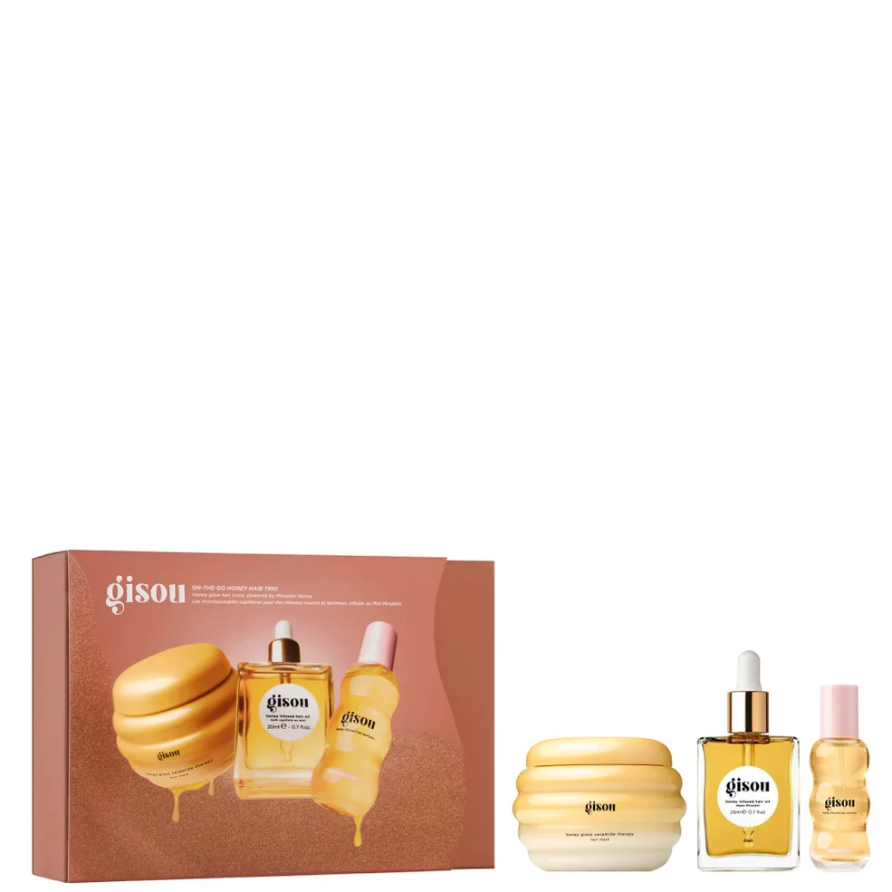 Gisou On-The-Go Honey Hair Trio (Worth £57.00) Image 1