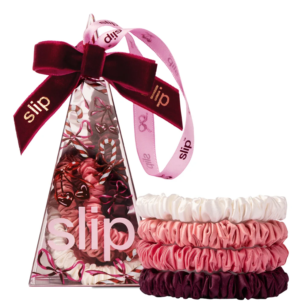 slip pure silk skinny scrunchie ornament - candy cane (Worth £35.00) Image 1