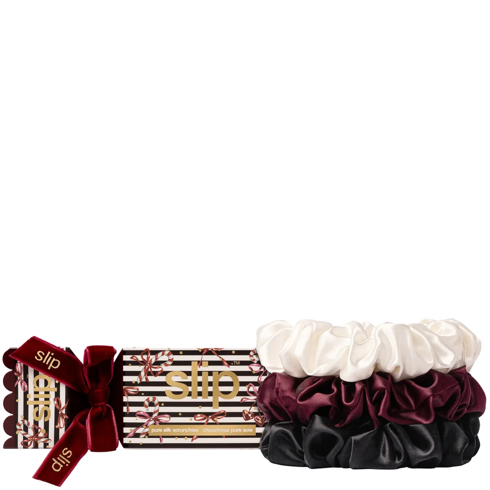 slip pure silk large scrunchie cracker - sugar plum (Worth £45.00) Image 1