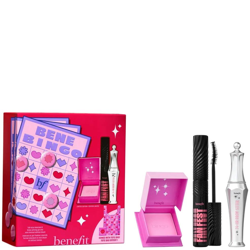 benefit Benebingo Mascara, Brow and Limited Edition Blush Makeup Gift Set (Worth £70.00) Image 1
