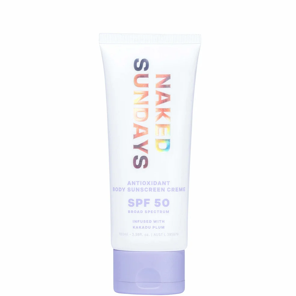 Naked Sundays SPF50 Antioxidant Body Sunscreen Creme 100ml Image 1