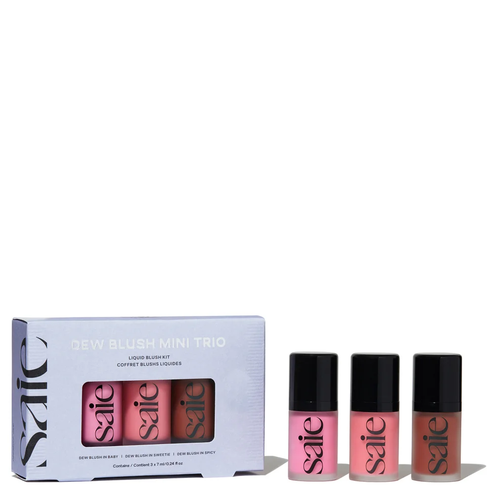 Saie Mini Dew Blush Trio (Worth £36.00) Image 1