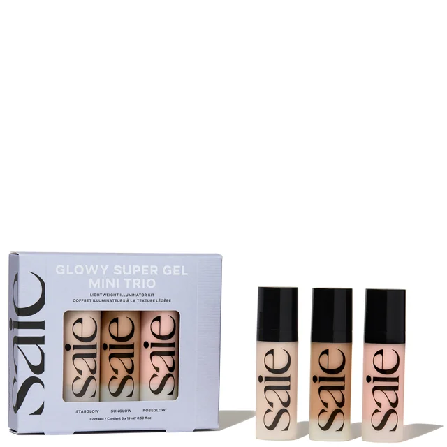 Saie Mini Glowy Super Gel Trio (Worth £48.00)