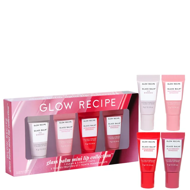 Glow Recipe Glass Balm Mini Lip Collection Worth £30