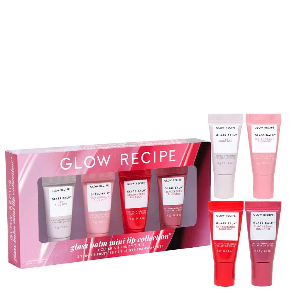 Glow Recipe Glass Balm Mini Lip Collection Worth £30 Image 1