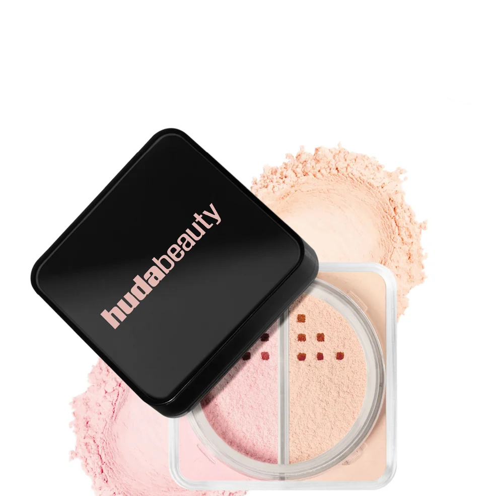 HUDA BEAUTY Easy Bake Loose Powder Duo - Cherry Peach Image 1
