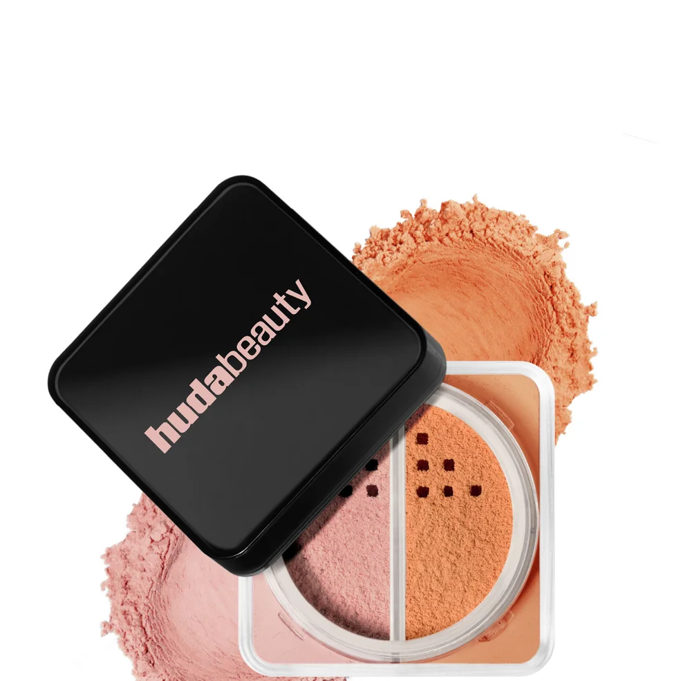 HUDA BEAUTY Easy Bake Loose Powder Duo - Pink Pumpkin Image 1