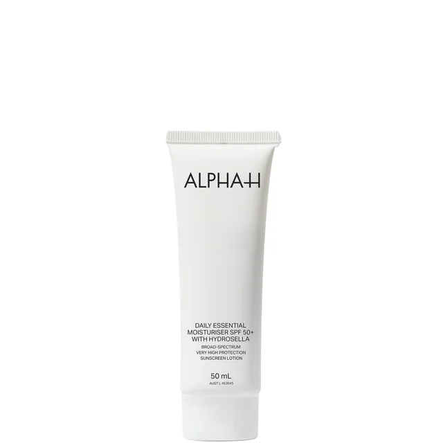 Alpha-H Daily Essential Moisturiser SPF 50+ with Hydrosella, 50ml