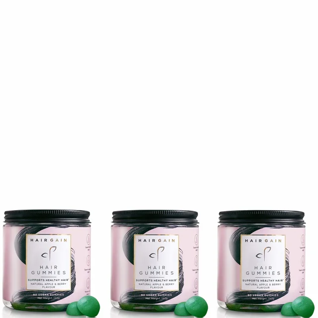 Hair Gain Hair Gummies Trio (Worth £88.97)