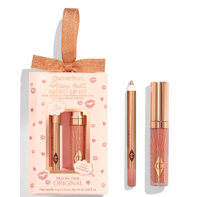 Charlotte Tilbury Pillow Talk Original Glossy Lips Duo (Worth £53.00)