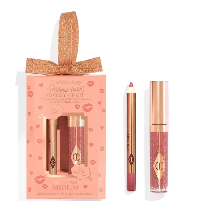 Charlotte Tilbury Pillow Talk Medium Glossy Lips Duo (Worth £53.00)