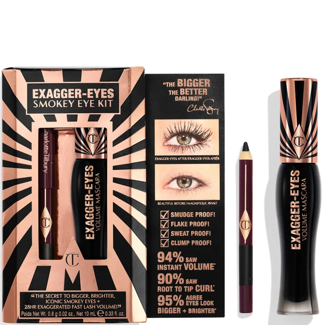 Charlotte Tilbury Exaggereyes Smokey Eye Kit (Worth £46.00)