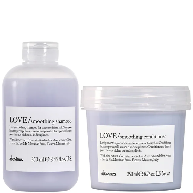 Davines LOVE Smoothing Shampoo and Conditioner