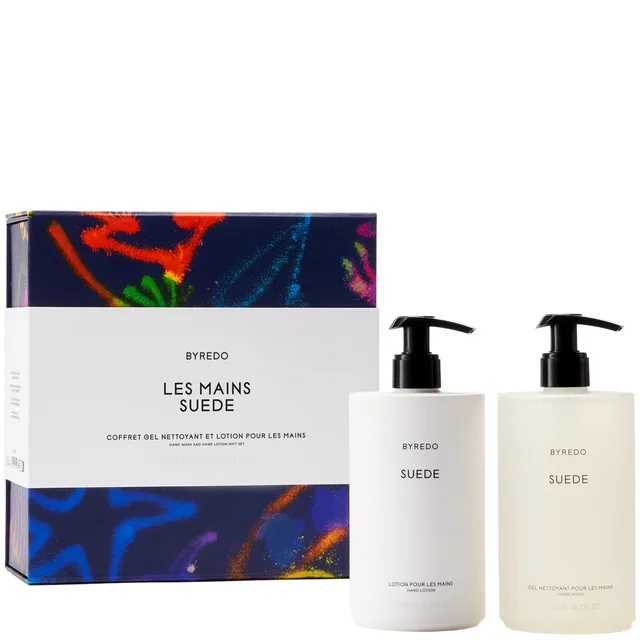 BYREDO Les Mains Suede - Hand wash and hand lotion gift set