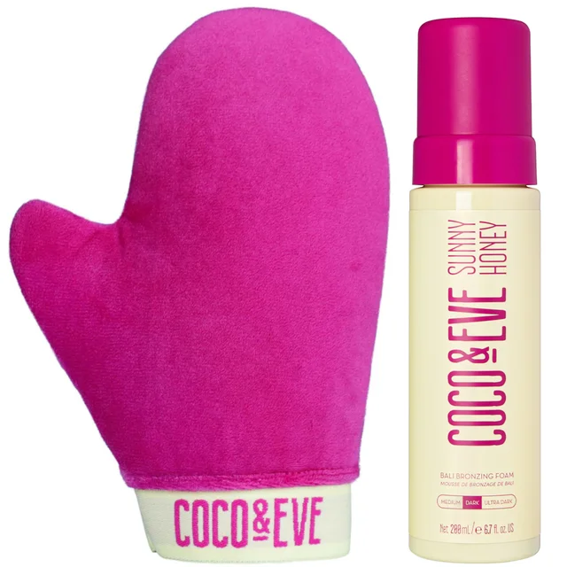 Coco & Eve Sunny Bali Bronzing Foam + Tanning Mitt