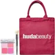HUDA BEAUTY Blush Filter Palette Baby Pink, Diffusing Brush and Tote Bag