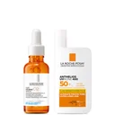 La Roche-Posay Anti-Ageing Skin Glow & Protection Routine with SPF
