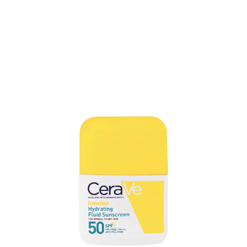 CeraVe Invisible Hydrating Fluid Sunscreen SPF 50 for normal to dry skin with 3 essential ceramides 50 ml Image 1