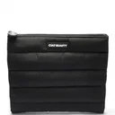 Cult Beauty Large Quilted Pouch (Black)