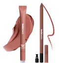 HUDA BEAUTY Softcore Matte Lips Duo - Bombshell Pinky Brown & Warm Brown