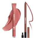 HUDA BEAUTY Softcore Matte Lips Duo - Rosy Nude & Warm Brown