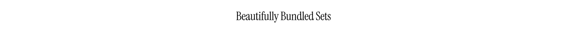 Bundled Sets