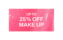 up to 25% off make up