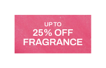 up to 25% off fragrance